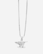 Anvil Necklace White Gold