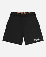 Reversible Army Training Short Black/Leopard