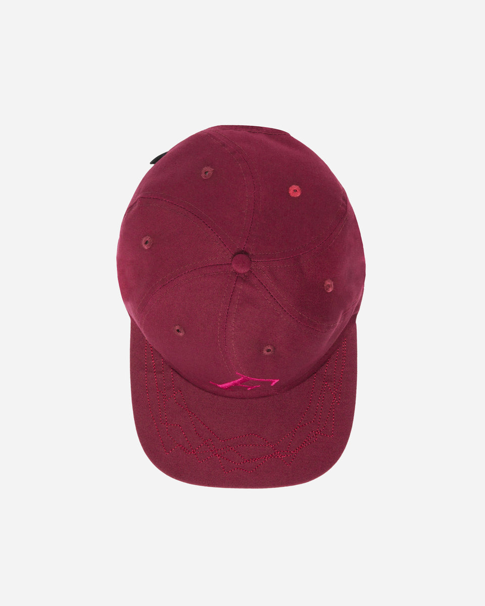 Downward Spiral F Logo Hat Maroon – FUGAZI®