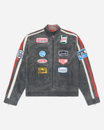 Leather Racing Jacket Black