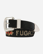 Western Belt Leopard Pony Hair