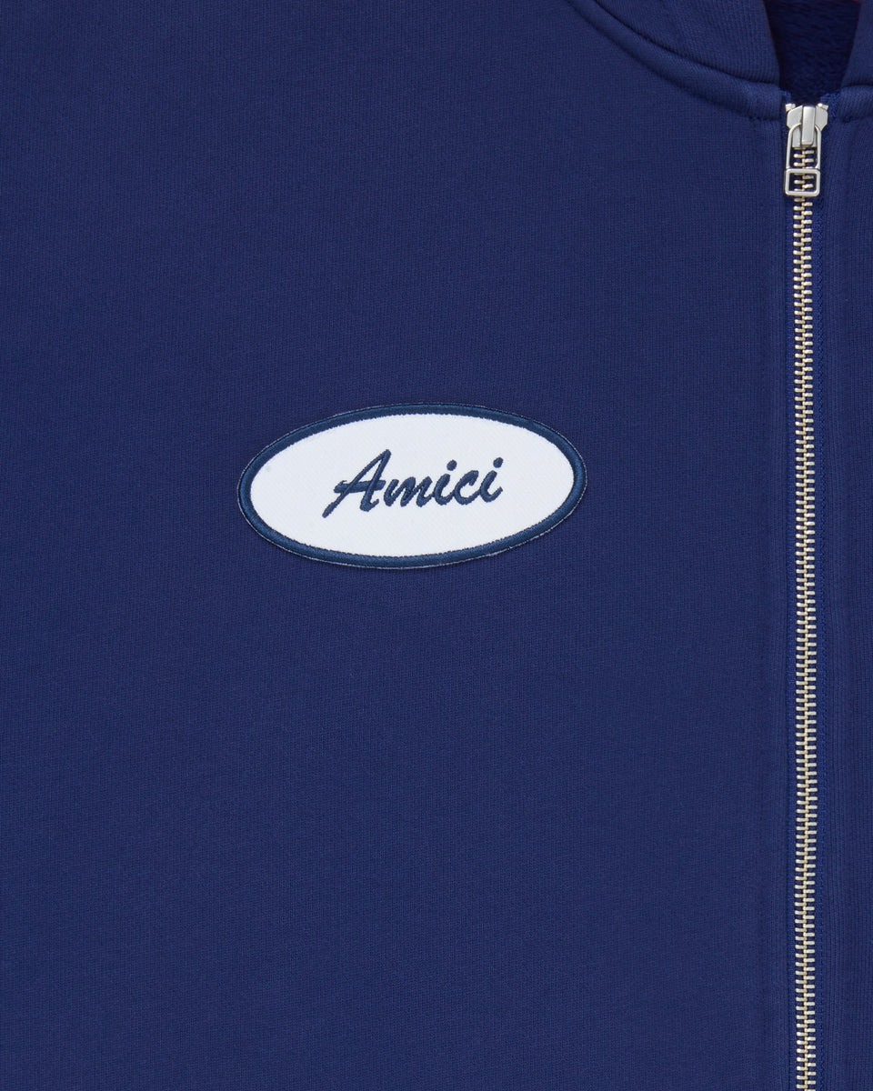 Beam Zip Hoodie Navy – FUGAZI®