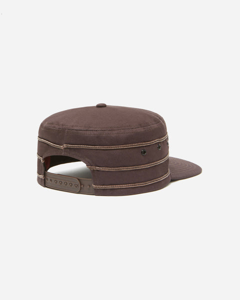 Pirated Pillbox Hat Brown