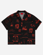 FUGAZI® Consumer Shirt Black – cotton camp collar button-up shirt