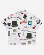 FUGAZI® Consumer Shirt White – cotton camp collar button-up shirt