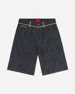 FUGAZI® More Selfish Denim Shorts Indigo – unwashed 14.5oz cotton denim shorts