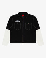 Layered Farsi Work Shirt Black