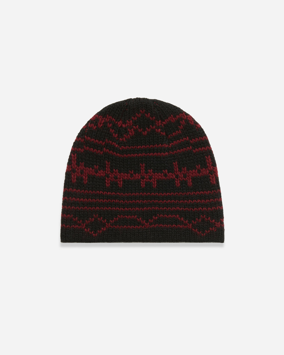 Medallion Knit Beanie Black – FUGAZI®