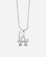 LA Censored Necklace White Gold