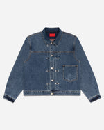Novelty Denim Jacket Dark Washed