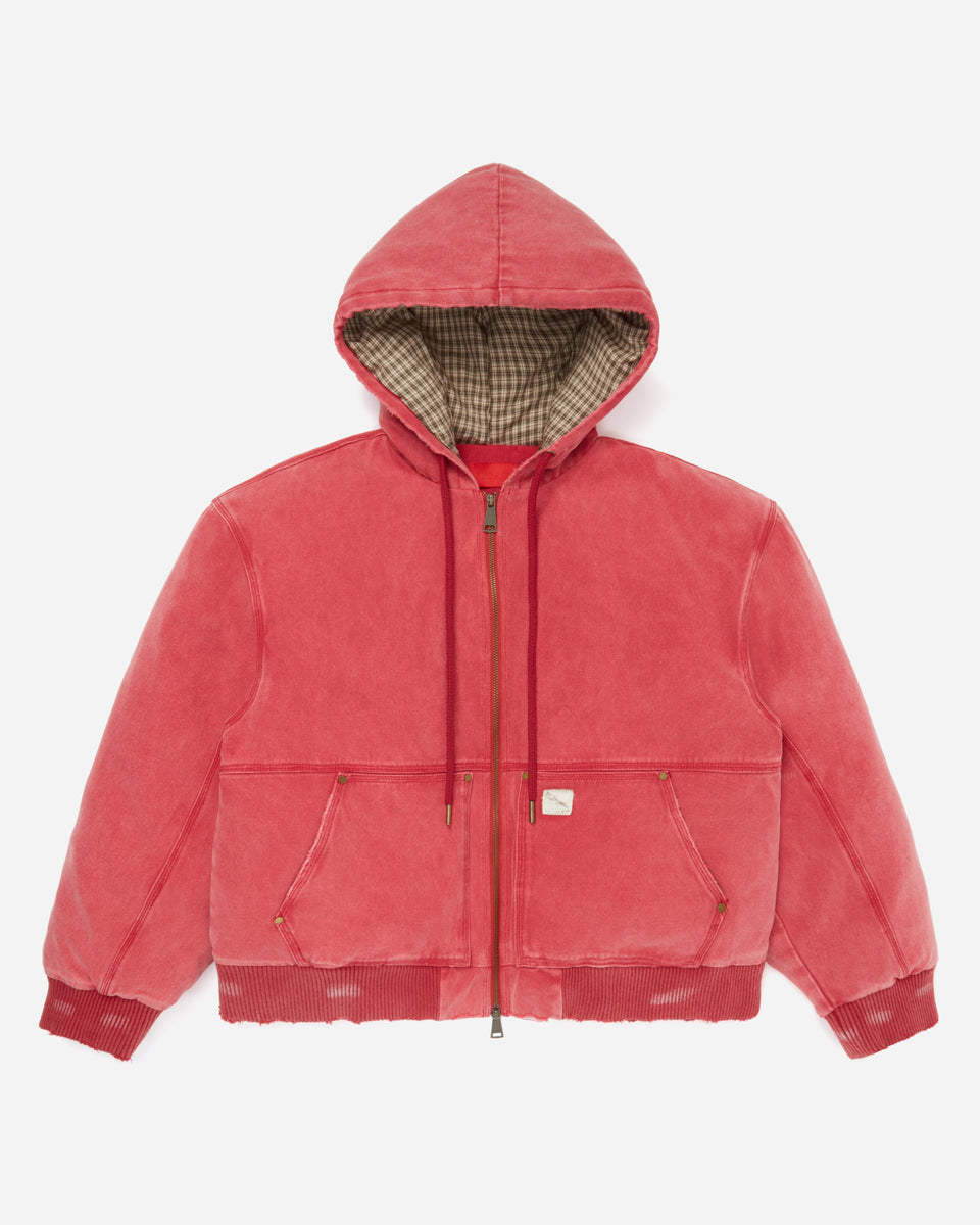 Super Duty Down Jacket Washed Red – FUGAZI®