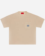 Chain Splatter Pocket Tee Sand