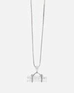 Beam Necklace White Gold