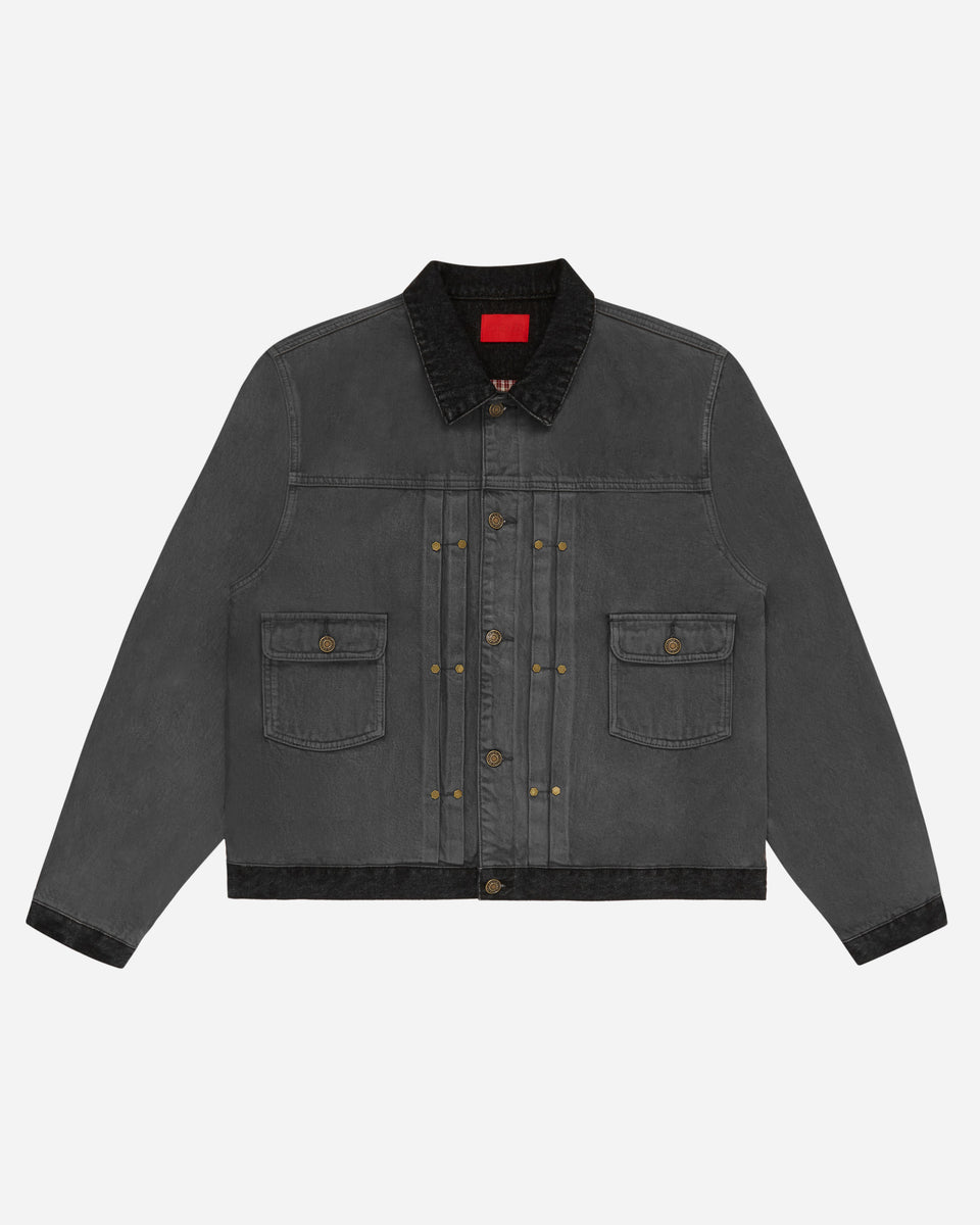 Soot Denim Jacket Grey – FUGAZI®