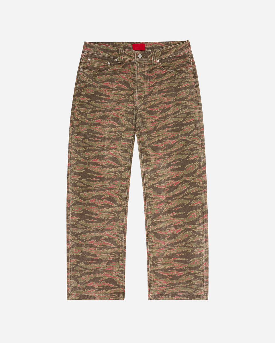 新品　unslacks Active easy pants Tiger Camo Washed Tiger Camo Work Pant Olive – FUGAZI®