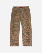 Washed Tiger Camo Work Pant Olive