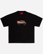 FUGAZI® Truck Tee Black – washed 10oz cotton t-shirt