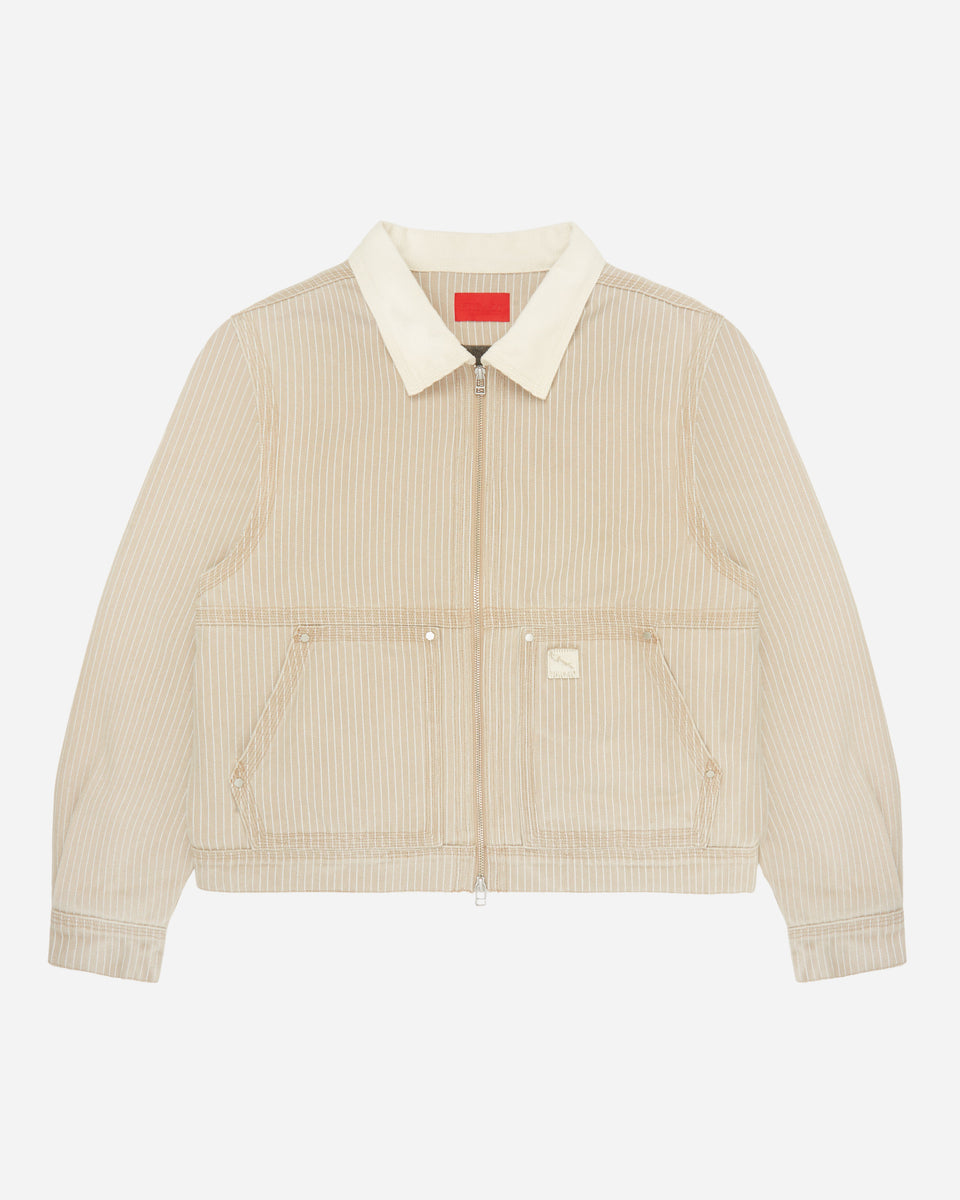 Wall Street Work Jacket Taupe – FUGAZI®