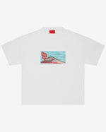 Gazi Oil Tee White
