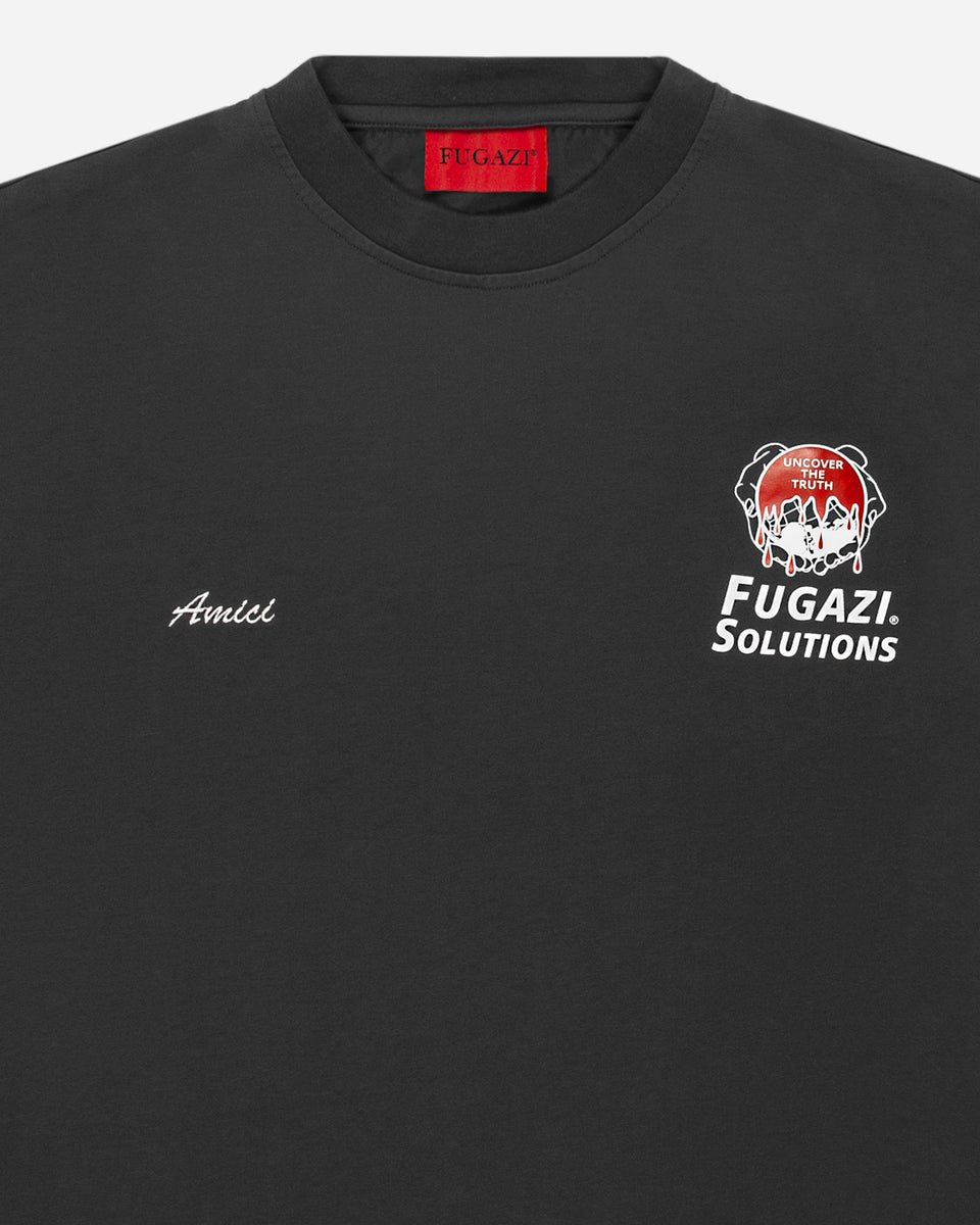 Tシャツ・カットソー IONSEOUL The Fugazi Short Sleeve T Shirt FUGAZI-SOLUTIONS-TEE-