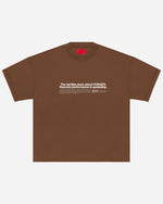Terrible News Tee Brown