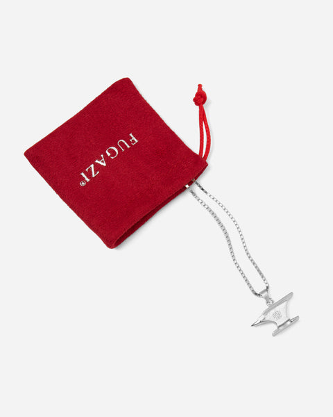 Anvil Necklace White Gold