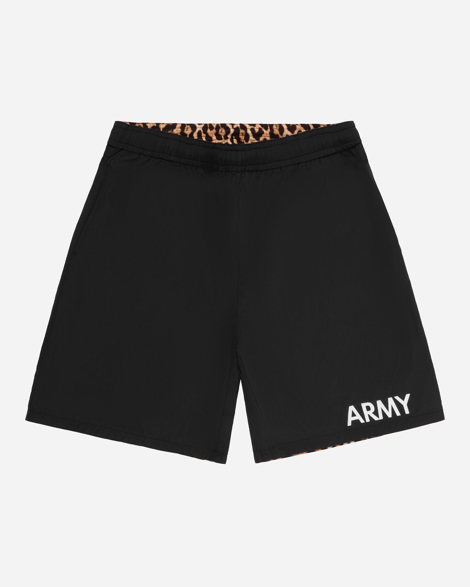 Reversible Army Training Short Black/Leopard – FUGAZI®