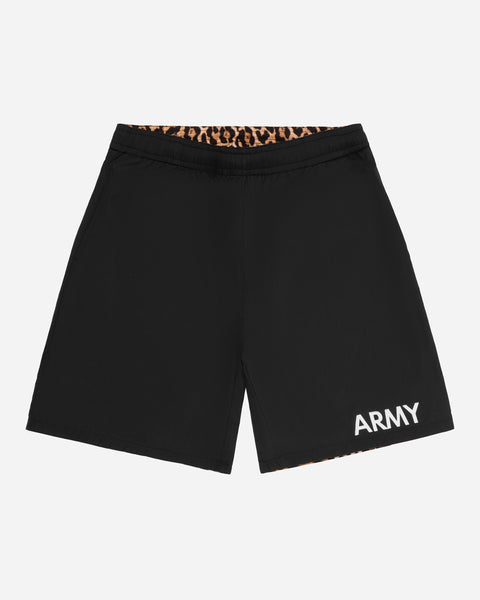 Reversible Army Training Short Black/Leopard