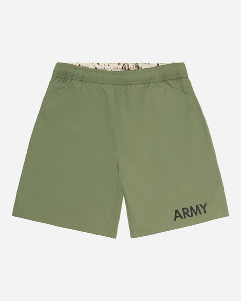 Reversible Army Training Short Olive/Cow
