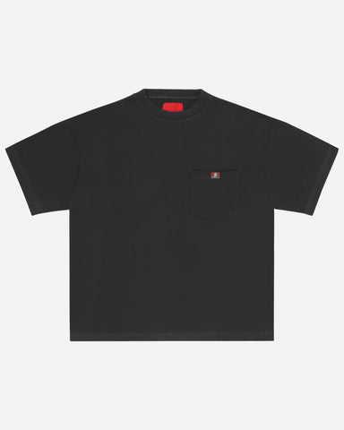 Ben Pocket Tee Washed Black