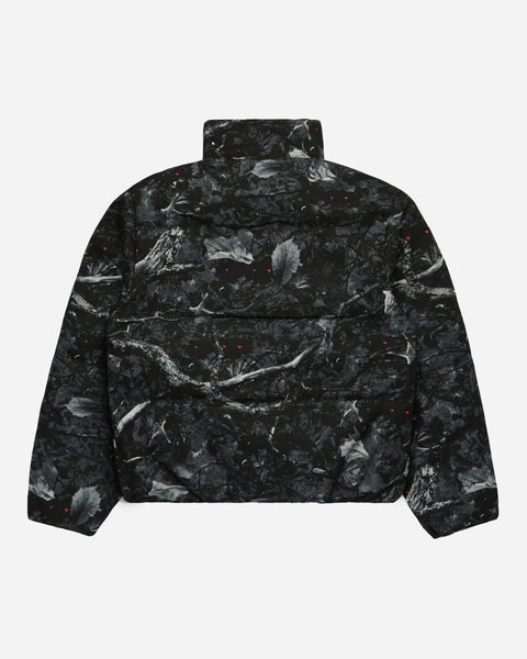 Sniper Camo Puffer Jacket Black