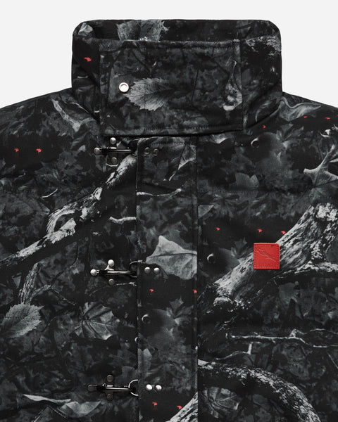 Sniper Camo Puffer Jacket Black