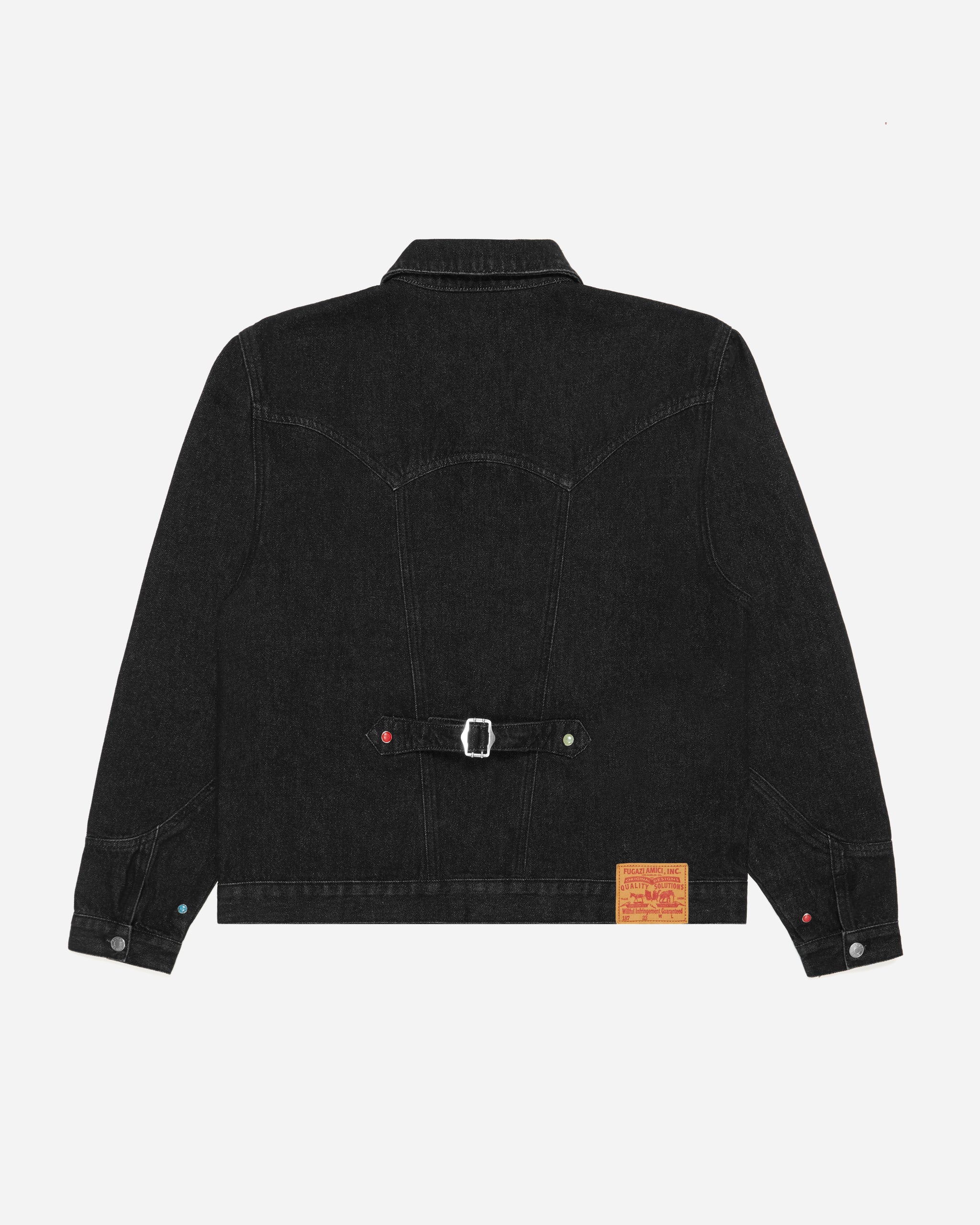 Ranger Denim Jacket Black – FUGAZI®