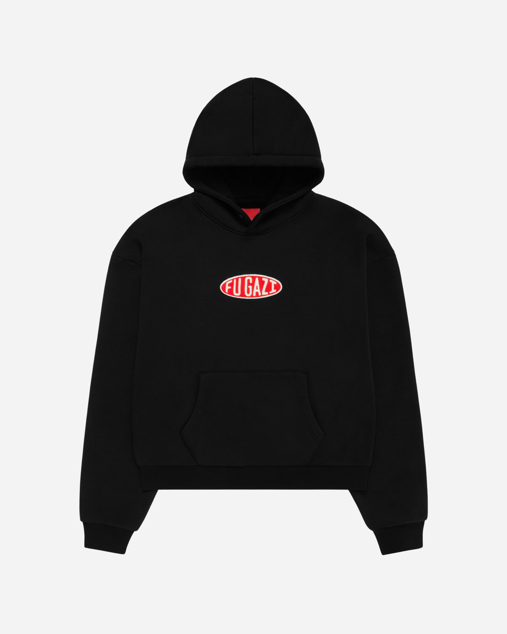 Chain Stitch Ogo Hoodie Black