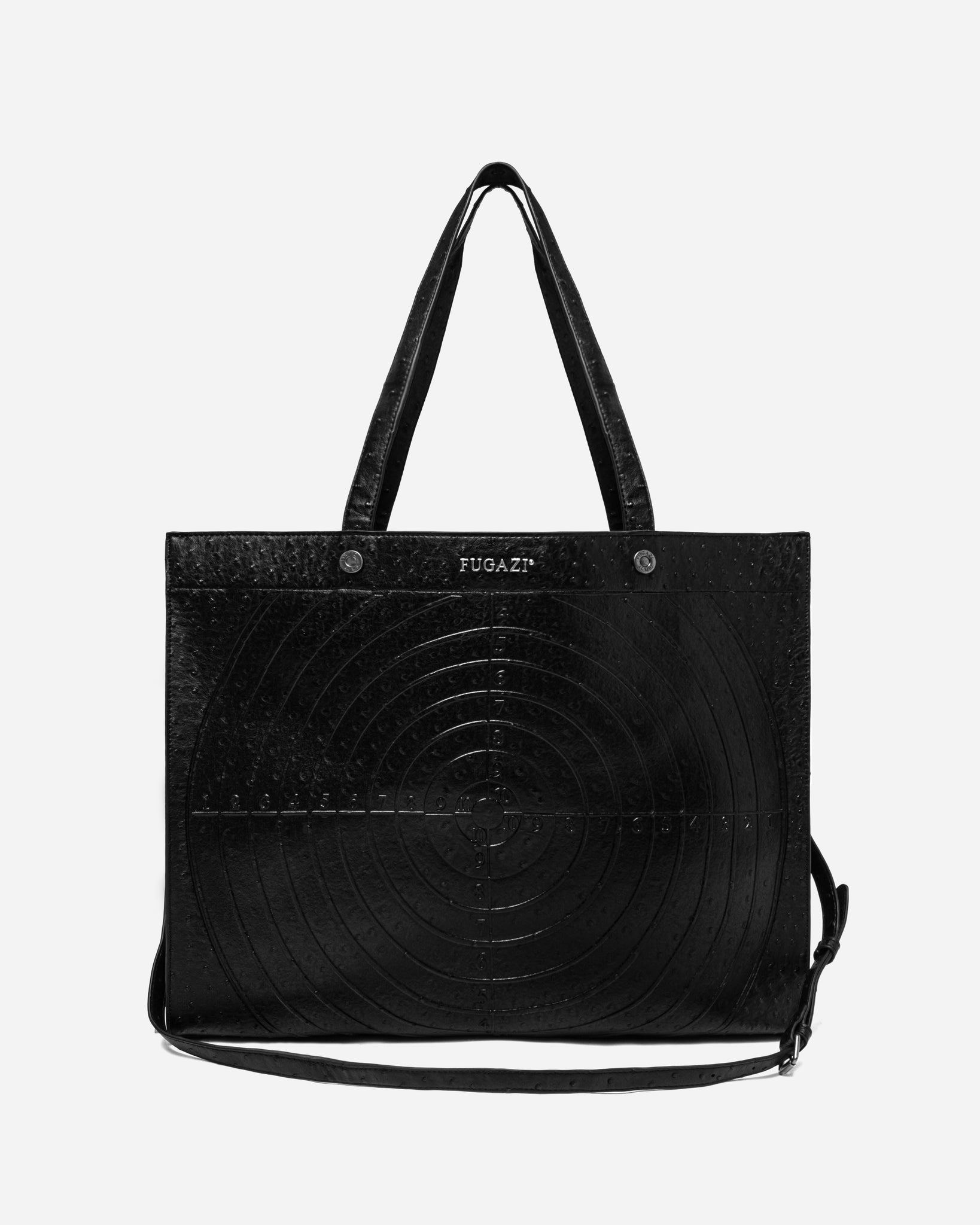 Bullseye Weekender Bag Black Ostrich