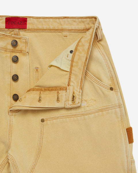 Washed Double Knee Work Pant Tan