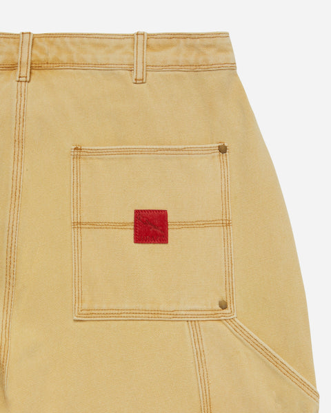 Washed Double Knee Work Pant Tan