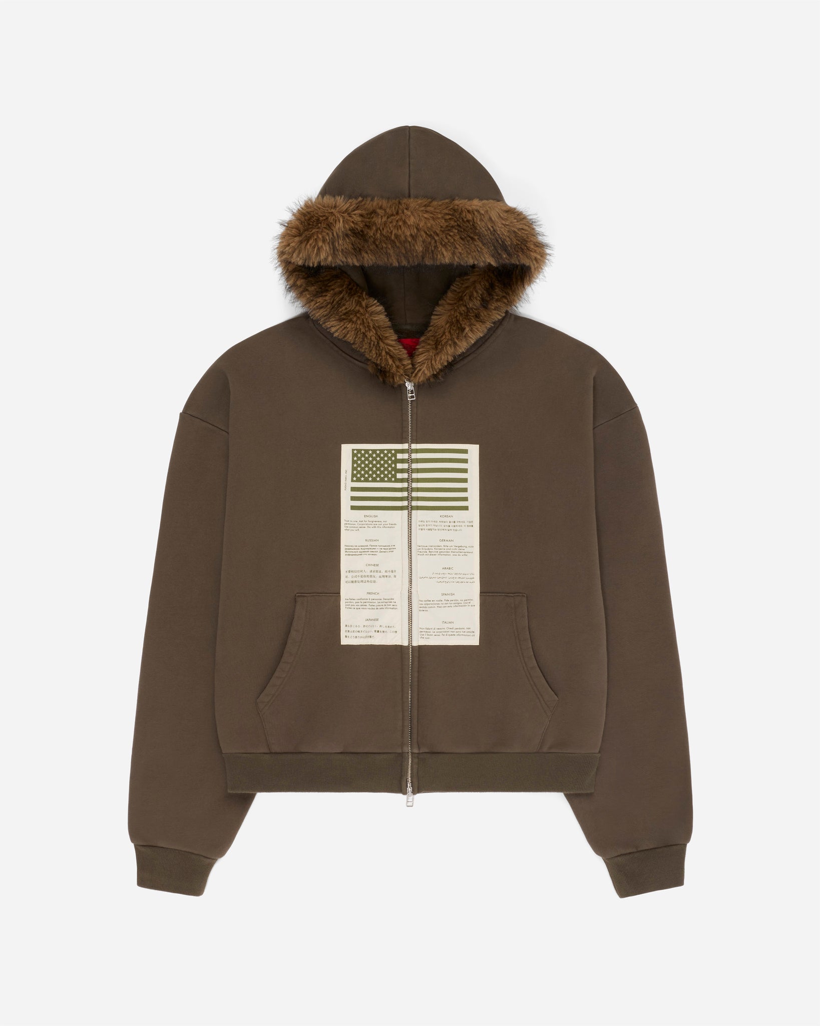 Blood Chit Hoodie Olive – FUGAZI®