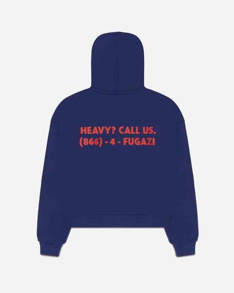 Beam Zip Hoodie Navy