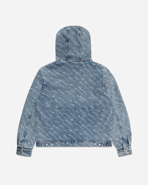 Rogue Hooded Denim Work Jacket