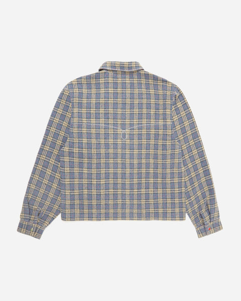 Stone Snap Flannel Blue