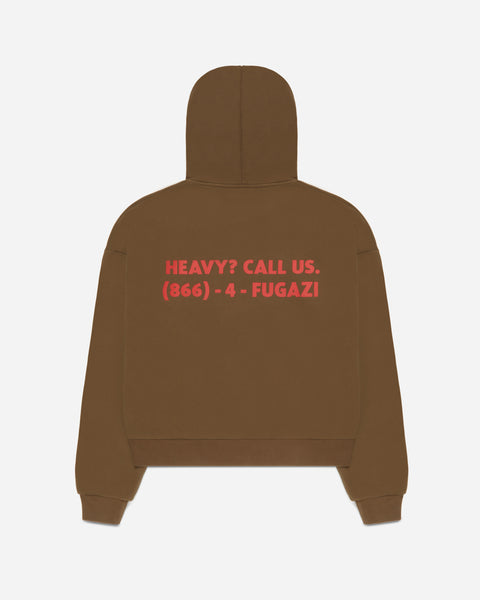 Beam Zip Hoodie Brown