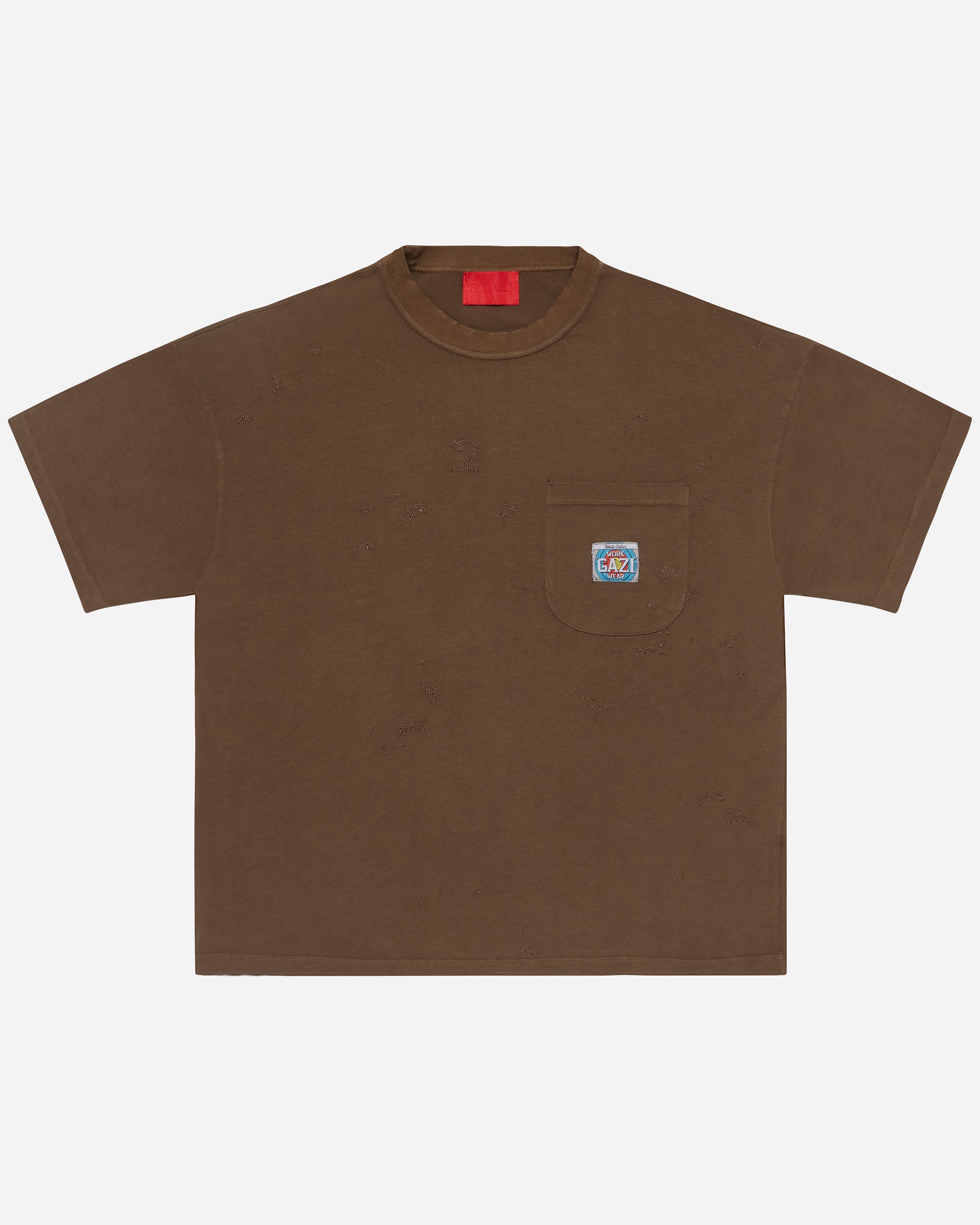 トップス PHEENY/MULTI BORDER POCKET TEE(BROWN) BrownPaintSplatterTee1sz.jpg?v