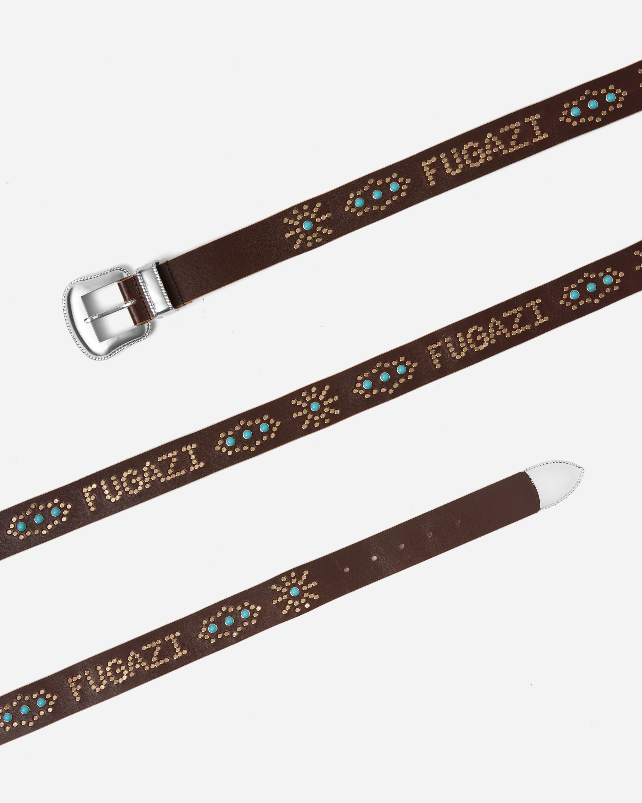 Western Belt Brown Turquoise – FUGAZI® Western Belt Brown Turquoise – FUGAZI®