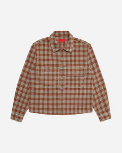 Stone Snap Flannel Brown