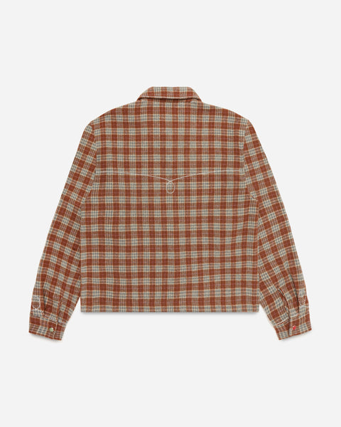 Stone Snap Flannel Brown