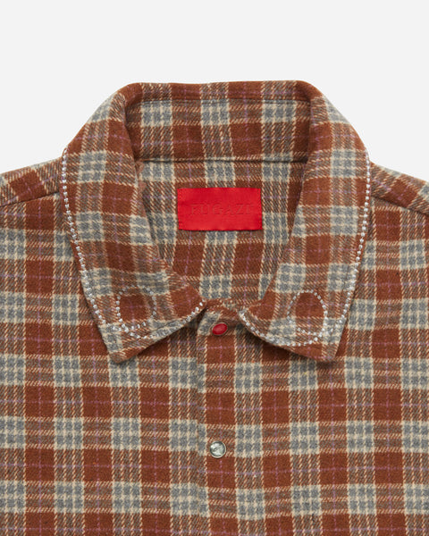 Stone Snap Flannel Brown