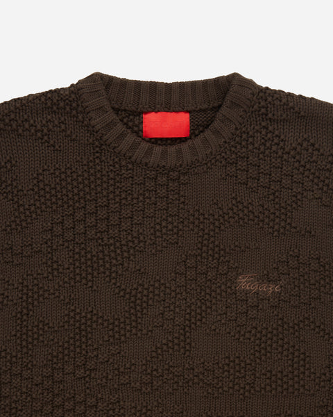 Camotex Knit Sweater Brown