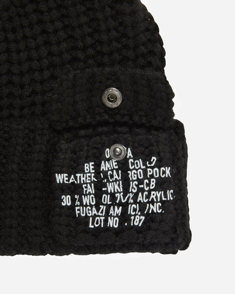 Cargo Knit Beanie Black