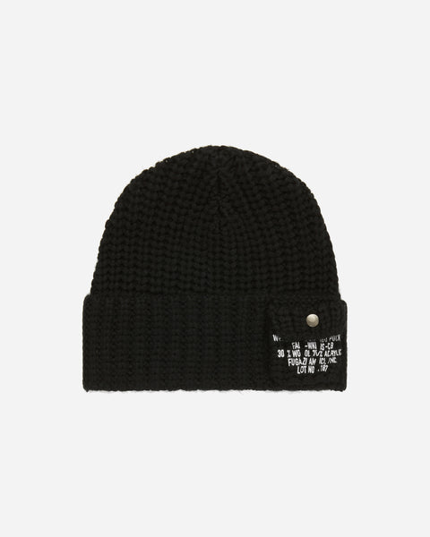 Cargo Knit Beanie Black